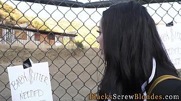 play Uniformed teens share big black cock