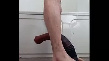 Putar Pup slut riding big xl bad dragon horse dildo chance the stallion
